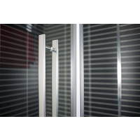 Duschabtrennung Duschtür aus 6mm Sicherheitsglas (67,2 cm - 69,7 cm, ESG - Glas Klar)